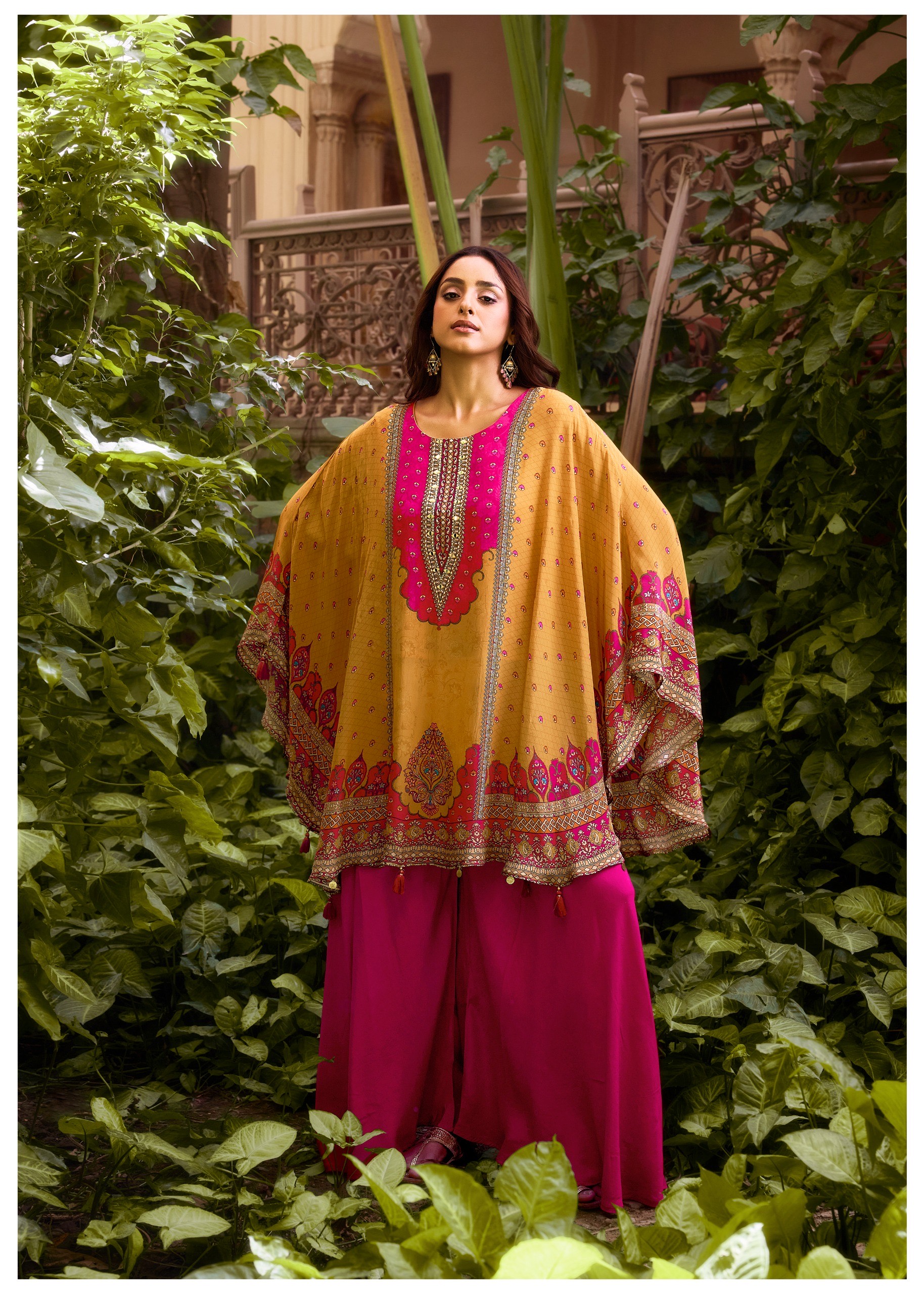 Women Pure Silk Kurta Dhoti Pa...